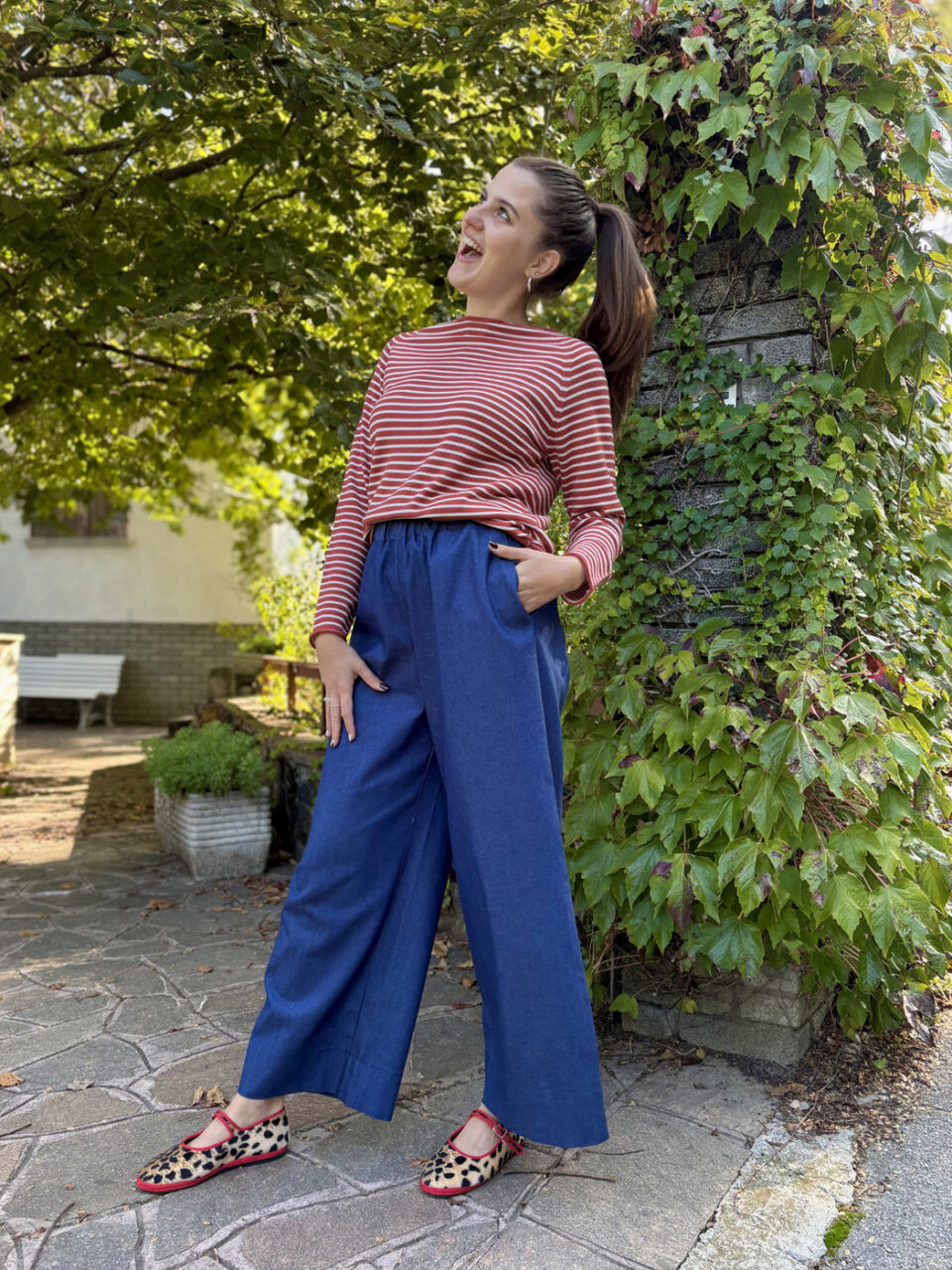 Pantalone primula blu jeans